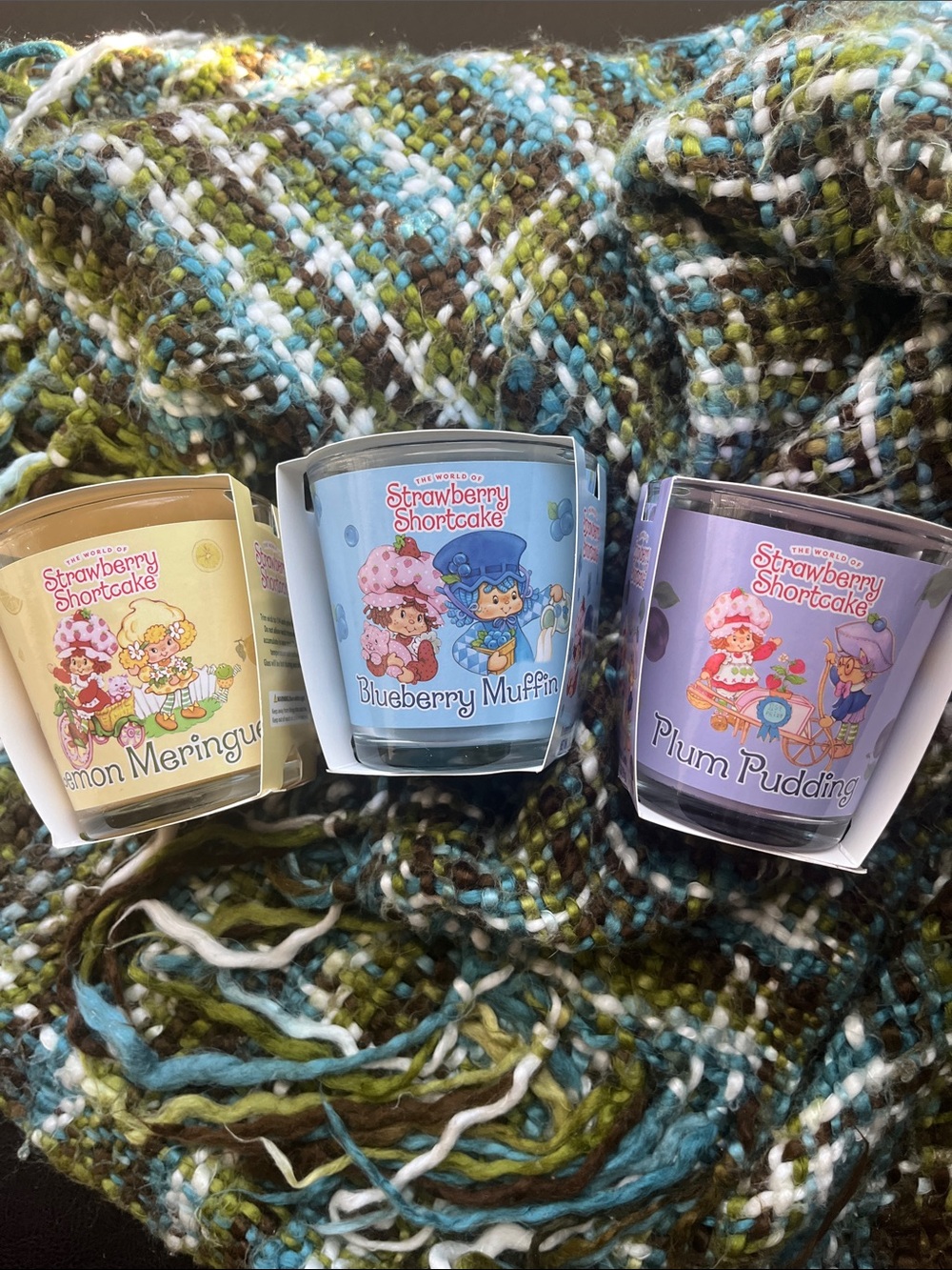 Strawberry Shortcake and friends candle trio